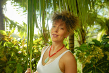 Load image into Gallery viewer, Carnelian Necklace with Chrysoprase Pendant