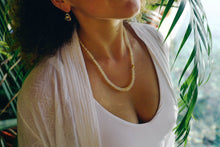 Load image into Gallery viewer, Opal Graduated Beaded Gemstone Necklace set in 18kt Gold N002-O